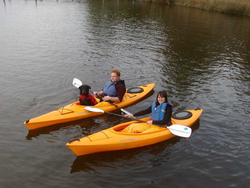 Kayaking Couple
