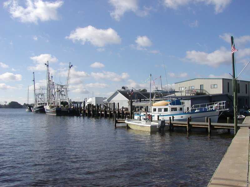 View of the town dock
